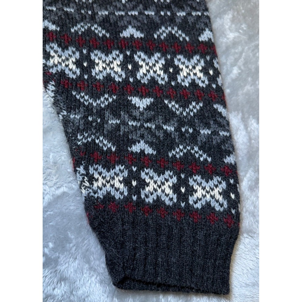 Vintage Resiste Bay Mens Size XXL Fair Isle Nordic Sweater Made USA Heavy Knit - Picture 8 of 12